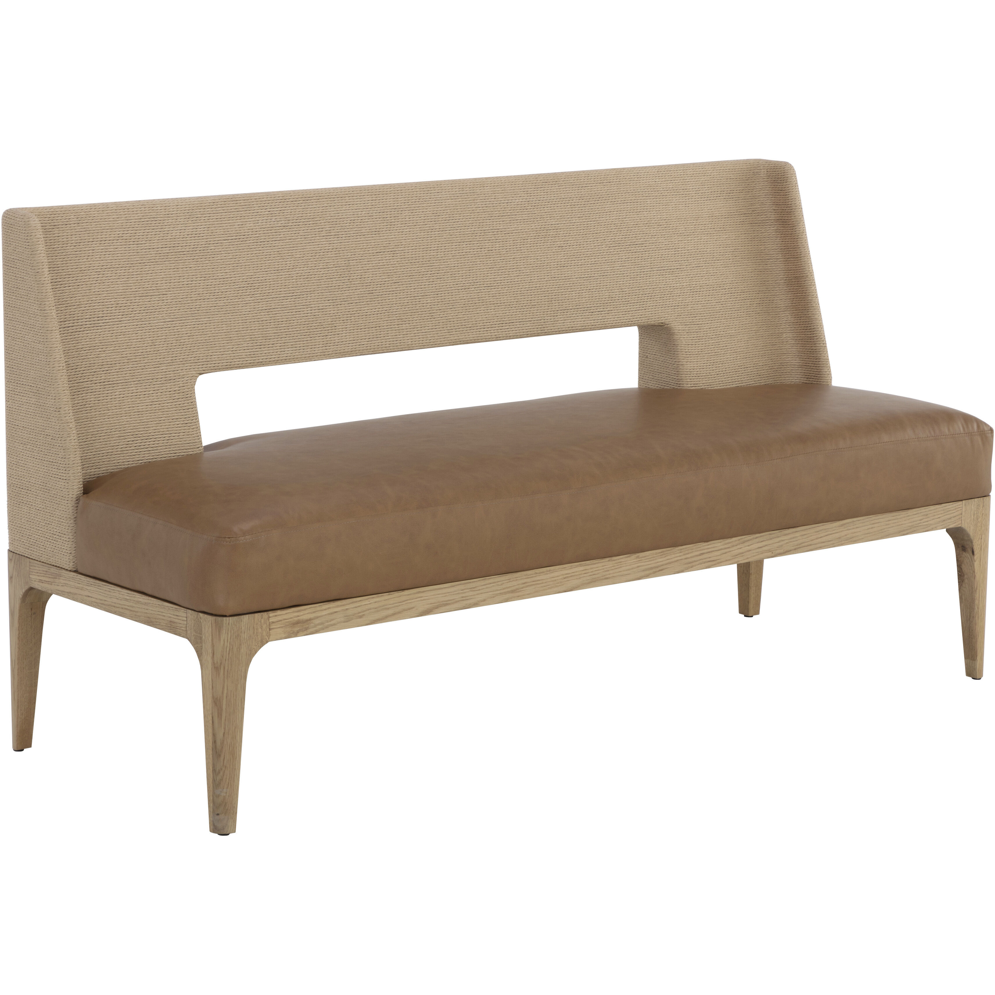 Brocco Milliken Cognac Banquette